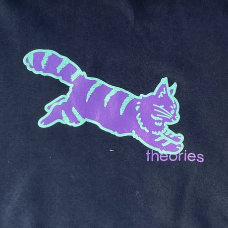 theories pullover hood 25HOLIDAY conscious kitty WASHED.NAVY