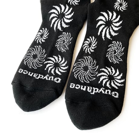 GUYDANCE socks 26WINTER sun BLACK