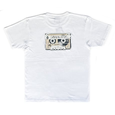 AREth s/s T-shirts 24SUMMER mix tape WHITE