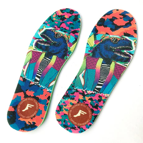 FP insole kingfoam 7mm funkysaurus(GREEN sheet)