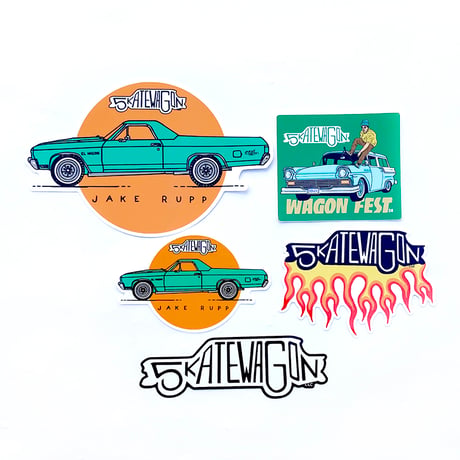 Skatewagon deck Jake Rupp GUESTboard el wagon 8" or 8.125" or 8.25"22FALL team cubed 8" or 8.25"