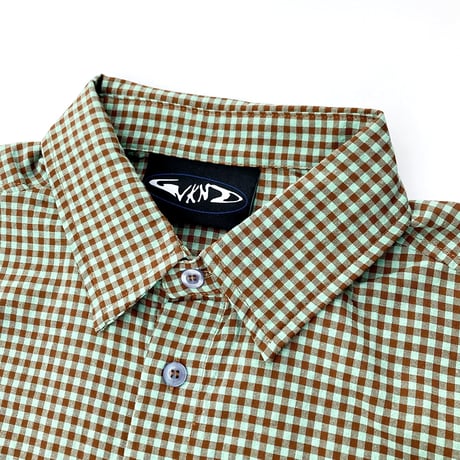 wknd s/s shirts 25SPRING wilson shirts TEAL/BROWN