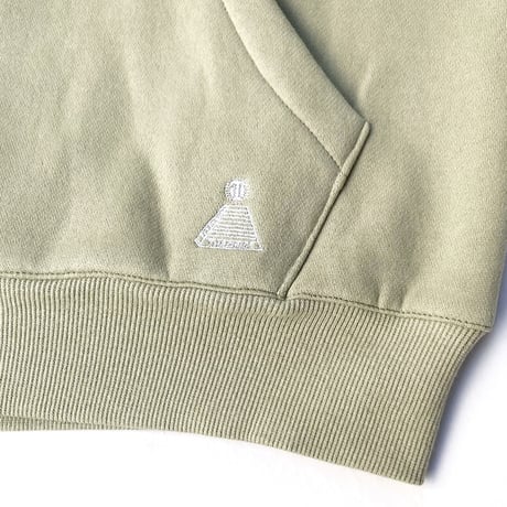 theories zip hood 25FALL scribble zip hoodie KEY LIME