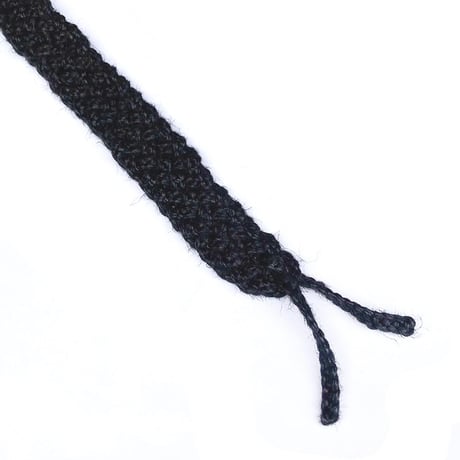 5ivenuts handmade belt 2026SUMMER hemp mesh belt ALL.BLACK ファイブナッツ オリジナル メッシュ ヘンプ ベルト