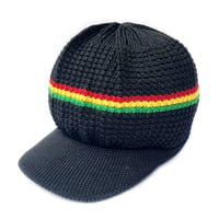 Livity beanie stripe mini tam BLACK/RASTA