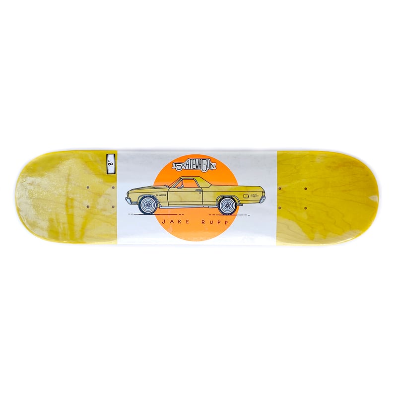 skatewagon Jake Rupp スケートボードデッキ 8.0inch Skatewagon deck Jake Rupp GUESTboard el wagon 8