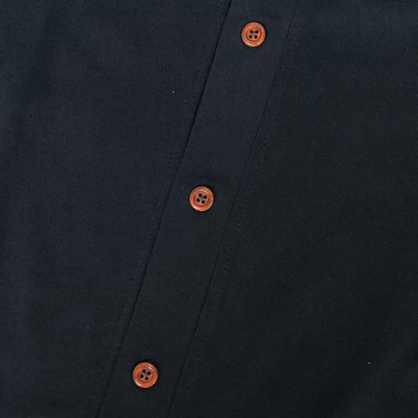KAONKA cotton cardigan 24FALL barcode cotton cardigan BLACK/DARK.CHARCOAL