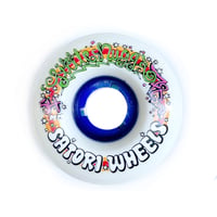 satori soft wheel team lil nugs 54mm 78A WHITE  サトリ スケートボード ソフト ウィール