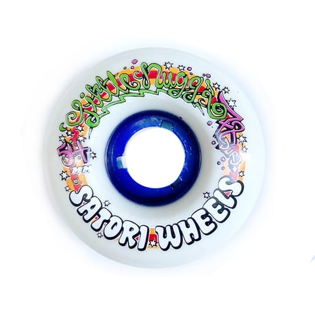 satori soft wheel team lil nugs 54mm 78A WHITE  サトリ スケートボード ソフト ウィール