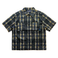 wknd s/s shirts 23SUMMER wilson zip shirts BLACK