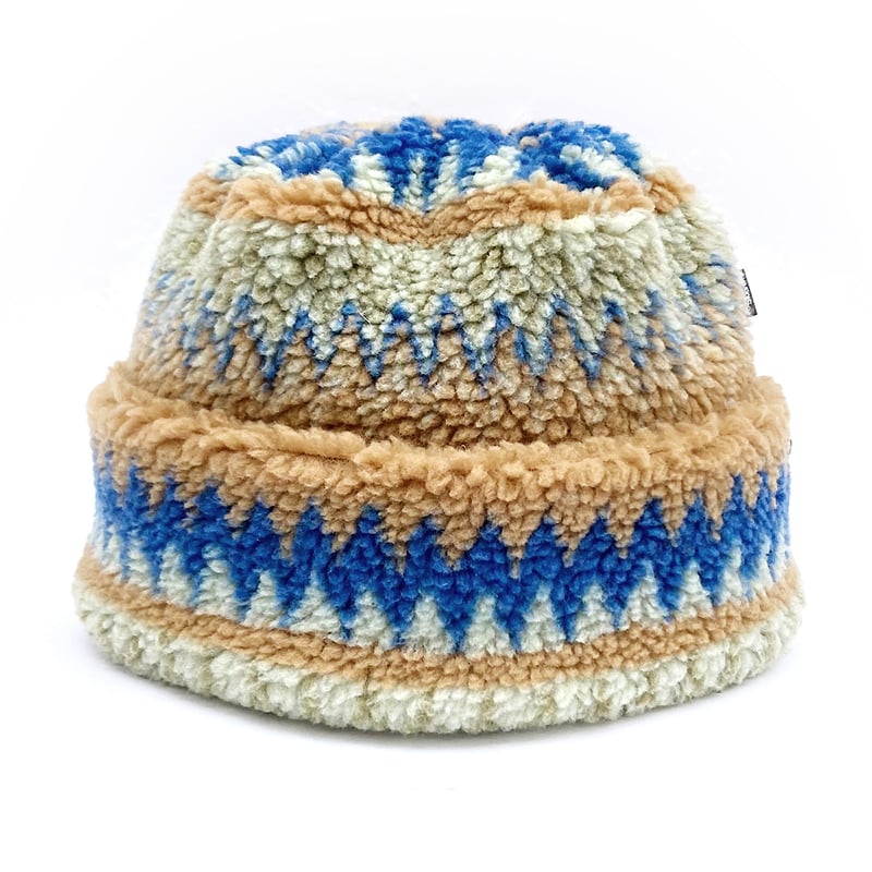 5ivenuts handmade fleece cap 2025FALL boa CAMEL