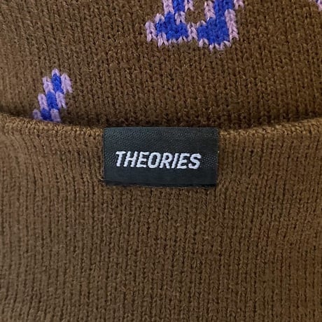 theories beanie 25FALL nazca CHOCOLATE セオリーズ ビーニー ニットキャップ