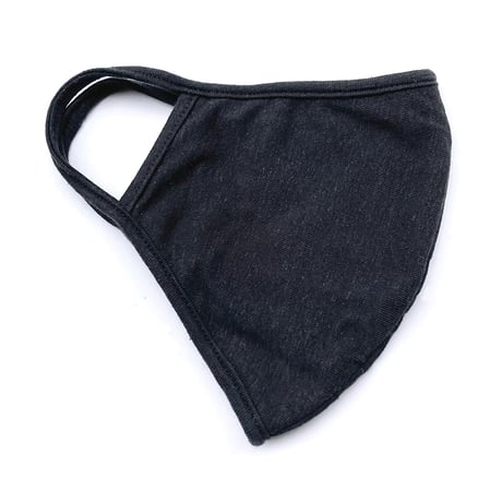 satori hemp face mask blank BLACK