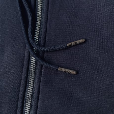 theories zip hood 25FALL scribble zip hoodie NAVY