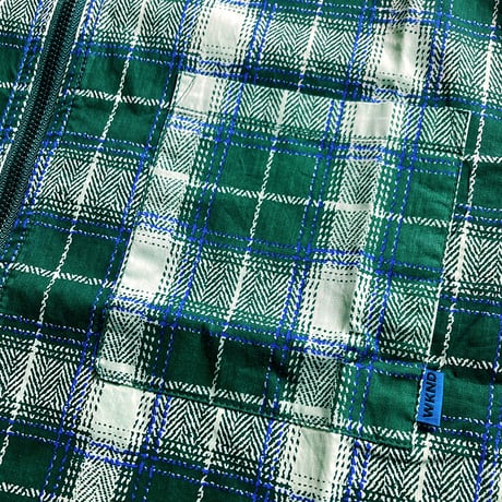 wknd s/s shirts 23SUMMER wilson zip shirts GREEN