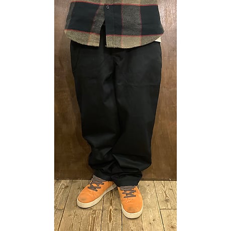 Theories pants 23FALL stamp lounge pants BLACK セオリーズ イージー パンツ