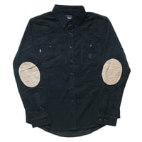 theories l/s shirts 20HOLIDAY corduroy unity shirts BLACK