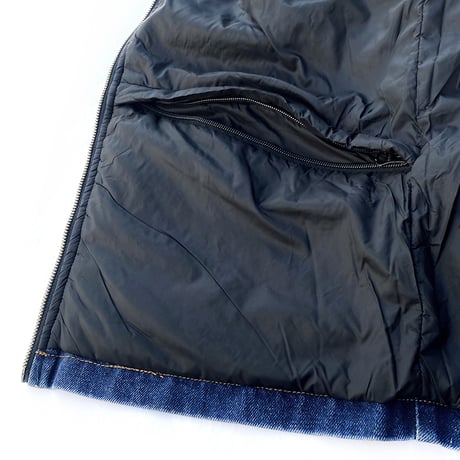 theories vest 26SPRING dakota denim vest WASH.DENIM