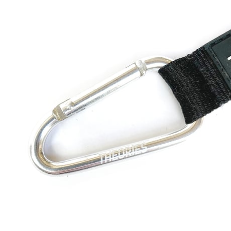 theories key chain stamp carabina BLACK セオリーズ キーチェーン カラビナ