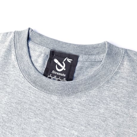 5ivenuts s/s T-shirts 25FALL big5 HEATHER/NAVY ファイブナッツ オリジナル Tシャツ 半袖