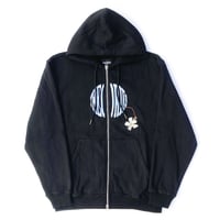 theories zip hood 25HOLIDAY pollinate zip hood BLACK