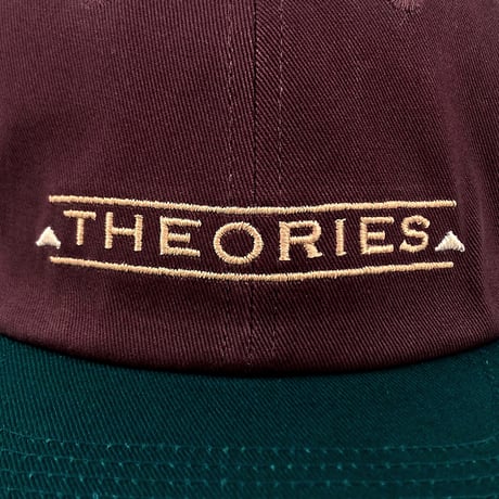 theories cap 25HOLIDAY palmer snapback hat BURGUNDY/FOREST セオリーズ キャップ