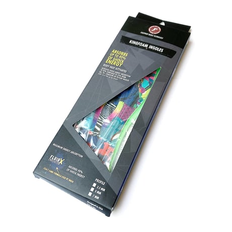 FP insole kingfoam 7mm funkysaurus(GREEN sheet)