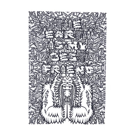 beautiful planet s/s T-shirts 25SUMMER the earth is my best friend WHITE ビューティフルプラネット シューズ Tシャツ 半袖