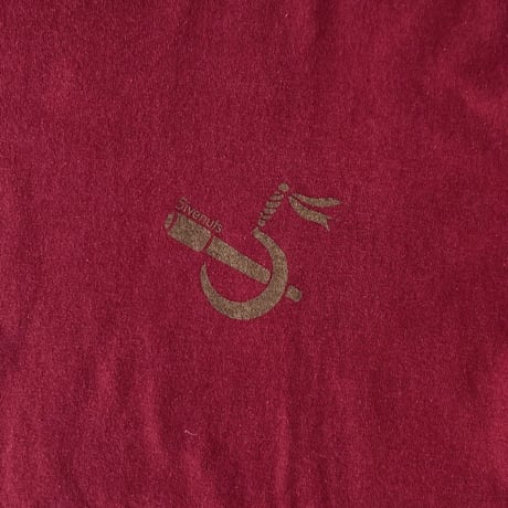 5ivenuts l/s T-shirts 26SPRING hunt logo BURGUNDY/DARK.GOLD ファイブナッツ オリジナル Tシャツ 長袖