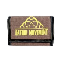 satori wallet half link tri-fold SAND
