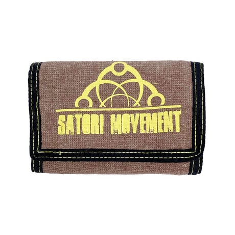 satori wallet half link tri-fold SAND