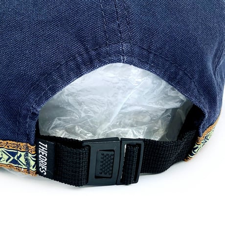 theories cap 25SUMMER easter island vacation hat STEEL.BLUE セオリーズ キャップ