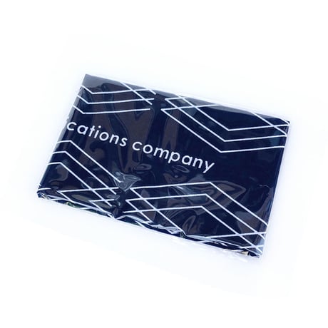 Color communications 手拭い 25SUMMER 3D diamonds pattern DARK.NAVY