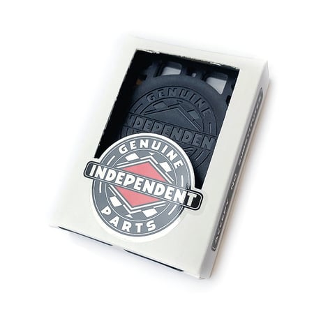 independent riser pad set 1/4" BLACK インディペンデント スケートボード ライザーパッド