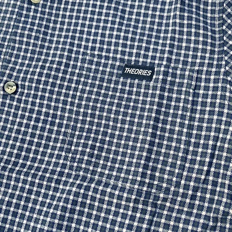 theories s/s shirts 25SUMMER avignon button up shirts SEA  セオリーズ シャツ 半袖