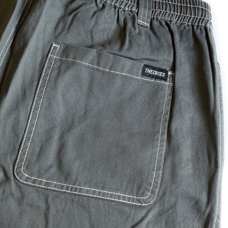 Theories pants 22HOLIDAY stamp lounge pants LIGHT.GREY CONTRAST STITCH