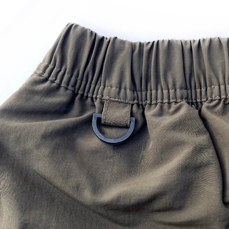 5ivenuts pants 26SUMMER hunt logo nylon shorts OLIVE ファイブナッツ オリジナル ナイロン ショーツ