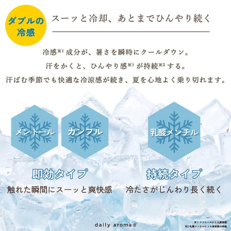 Daily aroma japan スノーウォータ ボディコロン アイスシトラス 150ml デイリーアロマジャパン ボディミズト 冷感 スプレー