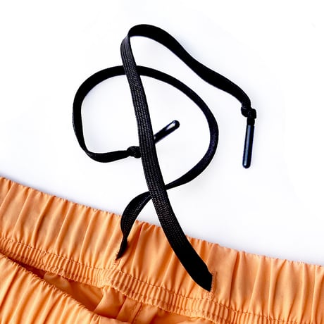 5ivenuts pants 26SUMMER hunt logo nylon shorts CLEAR.ORANGE ファイブナッツ オリジナル ナイロン ショーツ