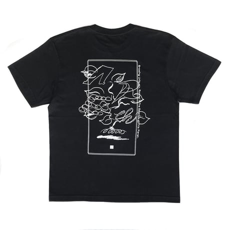AREth s/s T-shirts 23SUMMER plant BLACK
