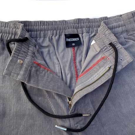 Theories pants 24FALL stamp lounge cargo pants WOLF.GREY corduroy セオリーズ イージー パンツ カーゴ コーデュロイ