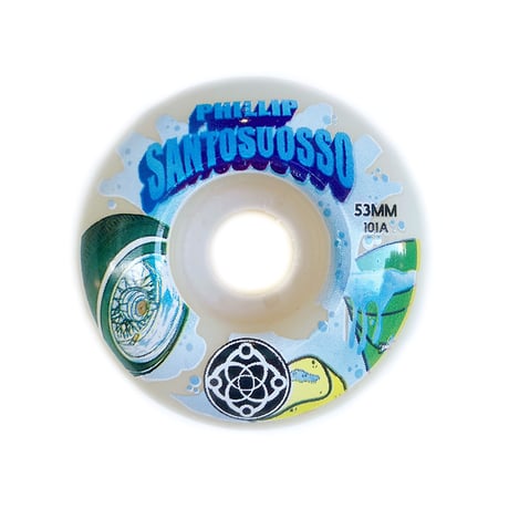 satori wheel Phillip Santososso car wash 53mm 101A サトリ スケートボード ウィール