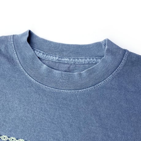Theories s/s T-shirts 25SUMMER easter island vacation garment dyed WASHED.SLATE セオリーズ Tシャツ 半袖