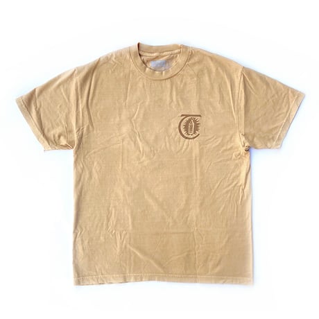Theories s/s T-shirts 25HOLIDAY FALL morinig star garment dyed MUSTARD セオリーズ Tシャツ 半袖