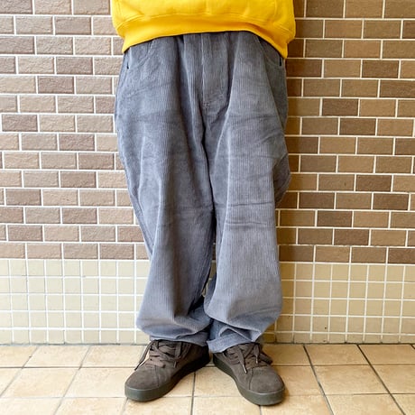 wknd pants 25SPRING tube cord GREY