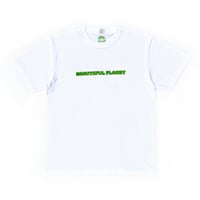 beautiful planet s/s T-shirts 25SUMMER logo WHITE ビューティフルプラネット シューズ Tシャツ 半袖