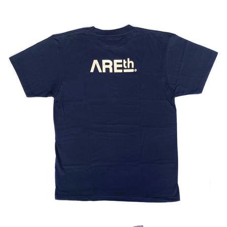 AREth s/s T-shirts 24SUMMER logo NAVY