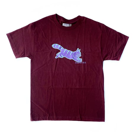 Theories s/s T-shirts 25HOLIDAY conscious kitty MAROON