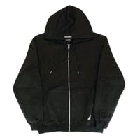 theories zip hood 24FALL scribble sport zip hoodie BLACK