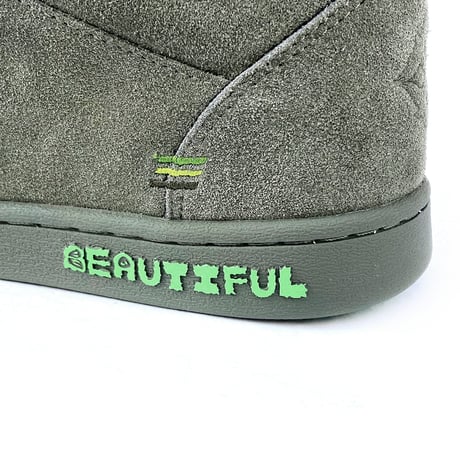 beautiful planet shoes 26SPRING SUMMER catalyst OLIVEsuede/OLIVEsole ビューティフルプラネット シューズ